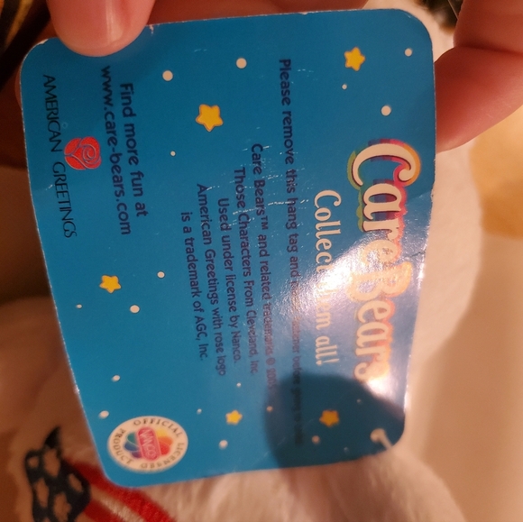 Care Bears “America Cares Bear” 2005 Nanco American Greetings Plush Stuffed Toy - Picture 9 of 9